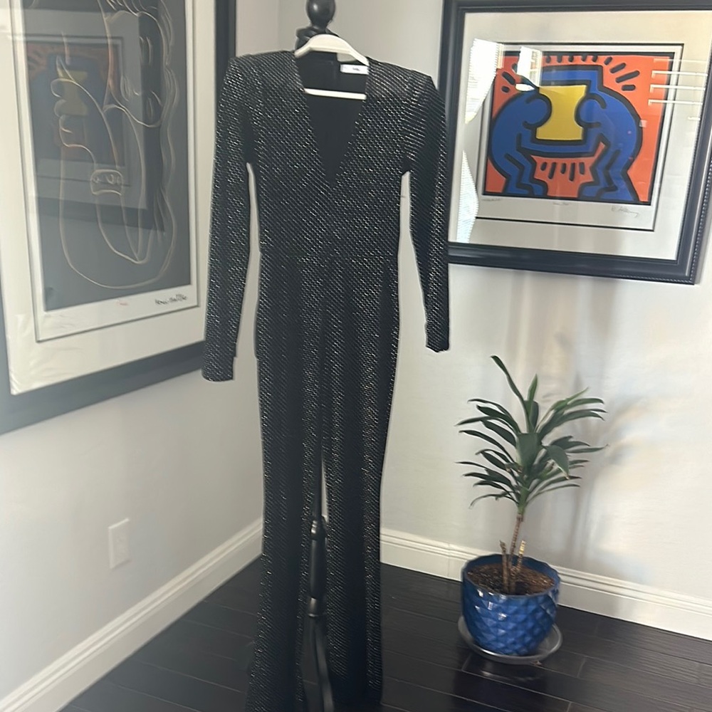 Black Sparkly Jumpsuit